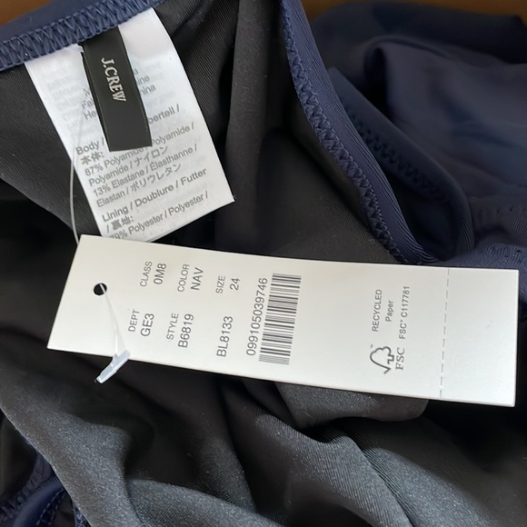 J. Crew one-piece navy swimsuit - Picture 5 of 5